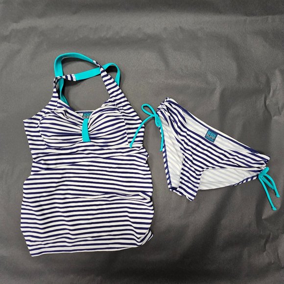 Motherhood Maternity Other - Beach Bump by Motherhood Maternity Tankini Set- Small